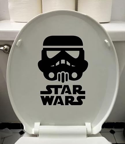 Hochwertige Spaß lustige Sturm Toilette Wand Poster Sitz Aufkleber Cool Star Wars Badezimmertür Diy Aufkleber Dekoration von NOBRAND