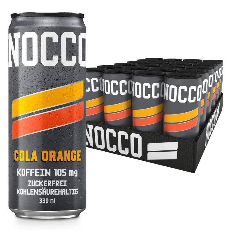 Nocco Focus Energydrink Orange Cola 24x 0,33 l von NOCCO