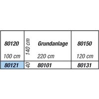 NOCH 0080121 H0 Vorfeld links Drehscheibe Passend für (Fertiggelände): Silvretta von NOCH