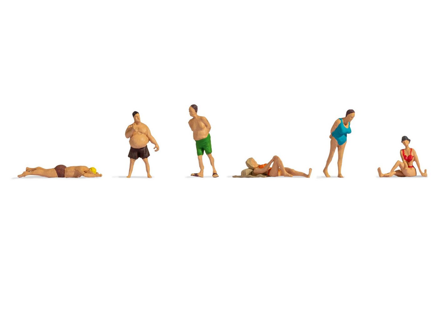 NOCH Dekofigur NOCH® Badende, Hobby-Figuren Set, 6 Stück für Mode von NOCH