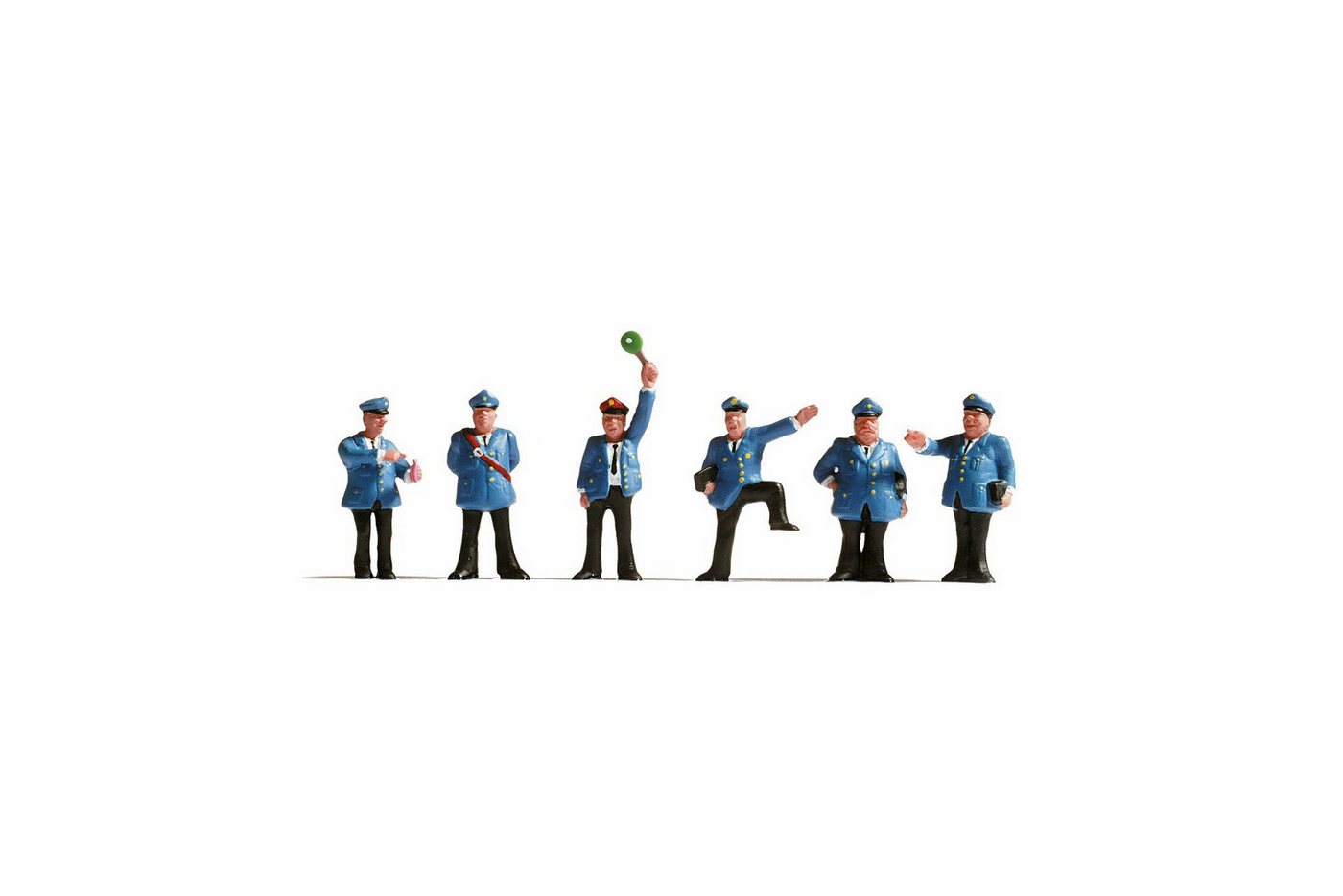 NOCH Dekofigur NOCH Bahnpersonal, Modellbahn Figuren Set H0, hand von NOCH