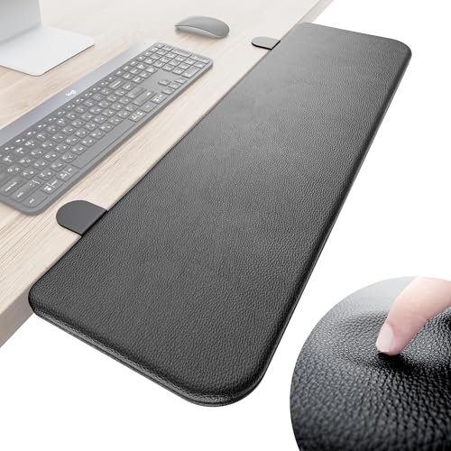 NODOCA Armlehne für den Schreibtisch, ergonomische Handgelenkauflage, Schreibtischverlängerung, weicher Schwamm integriert, bequeme Armstütze für den Schreibtisch, umwickelt in umweltfreundliches von NODOCA