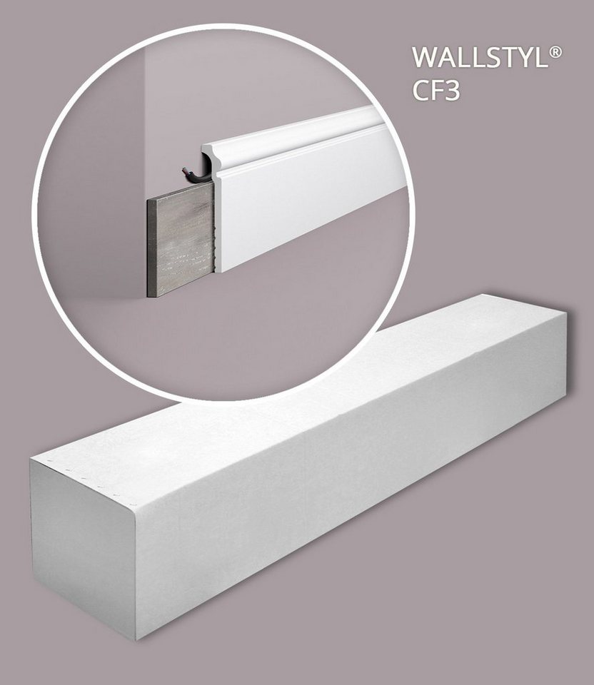 NOËL & MARQUET by nmc Sockelleiste NMC CF3-box WALLSTYL Abdeckleisten 1 Karton SET 19 Sockelleisten 38 m, L: 3800 cm, H: 12 cm, 19-St., 1 Karton SETAbdeckleisten Sockelleisten Modern NOËL & MARQUET by nmc Sockelleiste NMC CF3-box WALLSTYL Abdeckleisten 1 Karton SET 19 Sockelleisten 38 m, L: 3800 cm, H: 12 cm, 19-St., 1 Karton SETAbdeckleisten Sockelleisten Modern von NOËL & MARQUET by nmc