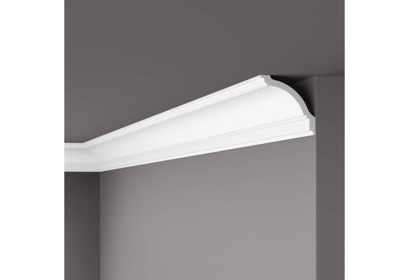 NOËL & MARQUET by nmc Stuckleiste Polystyrol, 100 x 100 x 2000 mm, Weiß, Deckenleiste von NOËL & MARQUET by nmc