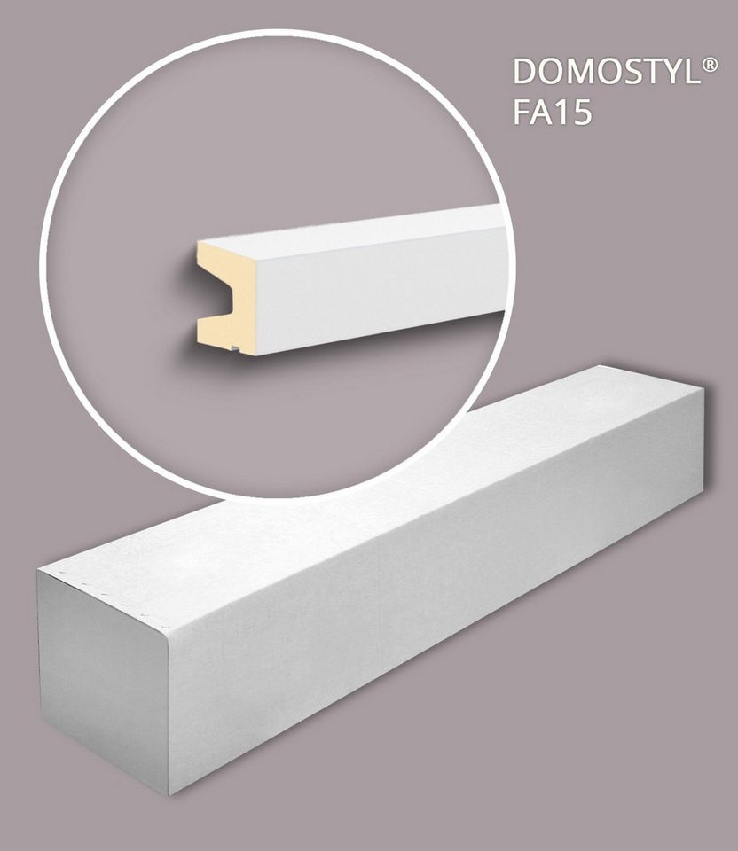 NOËL & MARQUET by nmc Wanddekoobjekt FA15-box (1 Karton SET, 14 St., Fenstersohlbänken Fensterumrandungen Modern), grau, vorgrundiert von NOËL & MARQUET by nmc