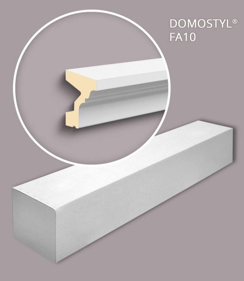 NOËL & MARQUET by nmc Wanddekoobjekt NMC FA10-box DOMOSTYL Fenstersohlbänke 1 Karton SET 6 Leisten 12 m (1 Karton SET, 6 St., Fenstersohlbänken Fensterumrandungen Zeitlos / Klassisch), weiß, vorgrundiert von NOËL & MARQUET by nmc