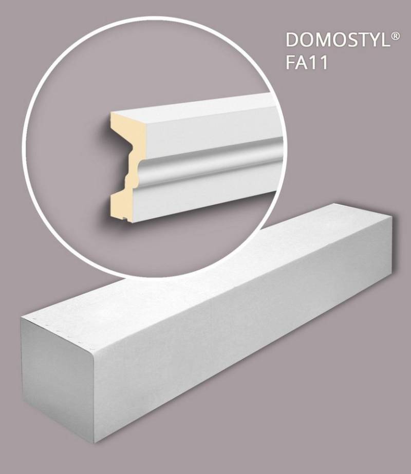 NOËL & MARQUET by nmc Wanddekoobjekt NMC FA11-box DOMOSTYL Fenstersohlbänke 1 Karton SET 7 Leisten 14 m (1 Karton SET, 7 St., Fenstersohlbänken Fensterumrandungen Zeitlos / Klassisch), weiß, vorgrundiert von NOËL & MARQUET by nmc