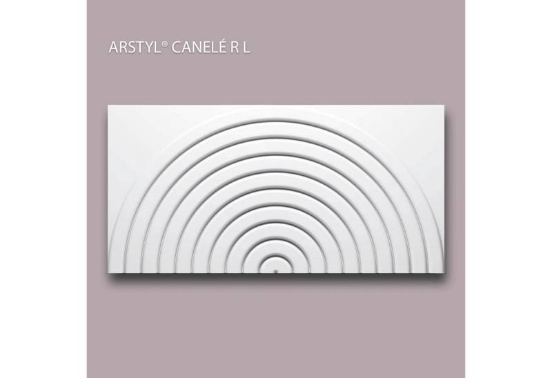 NOËL & MARQUET by nmc 3D Wandpaneel NMC CANELÉ R L ARSTYL 3D Wandpaneel Akustikpaneel 0,18 m2, BxL: 14x600 cm, 0 qm, weiß NOËL & MARQUET by nmc 3D Wandpaneel NMC CANELÉ R L ARSTYL 3D Wandpaneel Akustikpaneel 0,18 m2, BxL: 14x600 cm, 0 qm, weiß von NOËL & MARQUET by nmc