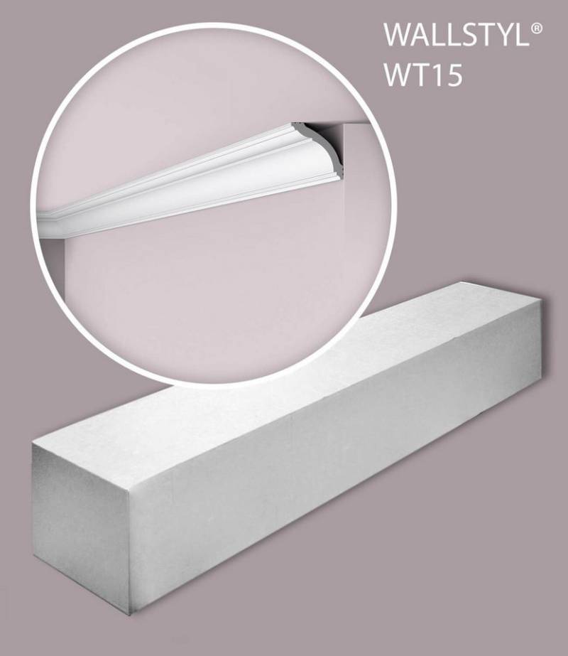 NOËL & MARQUET by nmc Zierleiste NMC WT15-box WALLSTYL Eckleisten 1 Karton 16 Deckenleisten 32 m, Eckleiste Deckenleiste, 16-St., Eckleisten 1 Karton 16 Deckenleisten 32 m von NOËL & MARQUET by nmc