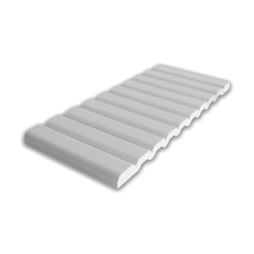 1 MUSTERSTÜCK S-CANELÉ L FLEX NMC ARSTYL Noel Marquet | MUSTER 3D Wandpaneel Wandvertäfelung ca. 10 cm lang von NOEL & MARQUET