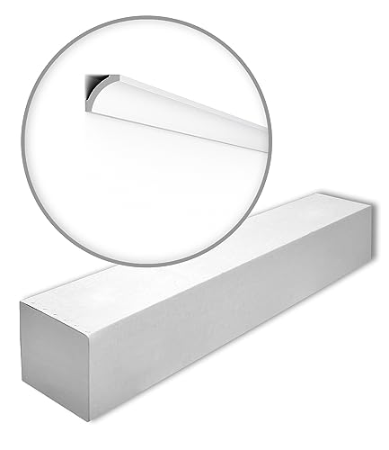 B5 NOMASTYL Deckenleiste - 10 Stk. (20 m) - 50 x 50 x 2000 mm - NOËL & MARQUET - eine Marke von NMC - Extrudiertes Polystyrol von NOEL & MARQUET