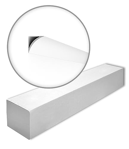 NE3 PURE NOMASTYL Deckenleiste - 10 Stk. (20 m) - 82 x 82 x 2000 mm - NOËL & MARQUET - eine Marke von NMC - Extrudiertes Polystyrol von NOEL & MARQUET