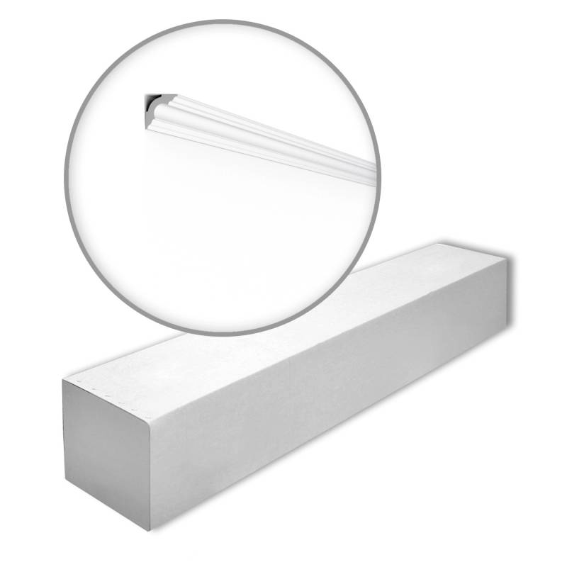 NOEL & MARQUET NMC A3-Box-10 NOMASTYL Eckleisten 1 Karton Set mit 10 Stuckleisten 20 m Weiß von NOEL & MARQUET