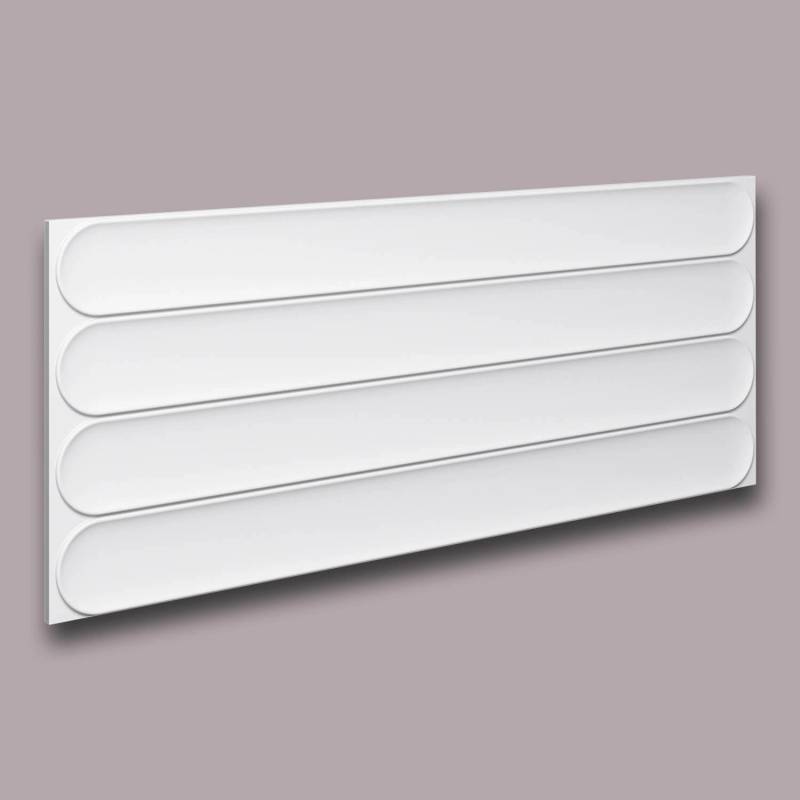 NOEL & MARQUET NMC ARC S ARSTYL Wandpaneel Wandvertäfelung Akustikpaneel 0,36 m2 95 cm x 1,45 cm x 38 cm Weiß von NOEL & MARQUET