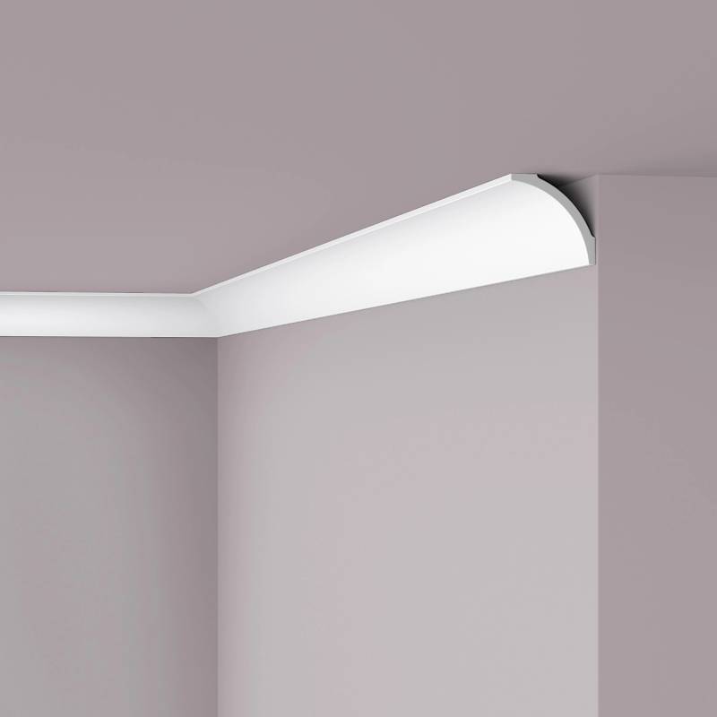 NOEL & MARQUET NMC B8 NOMASTYL Eckleiste Zierleiste Stuckleiste 2 m 200 cm x 8,2 cm x 8,2 cm Weiß von NOEL & MARQUET