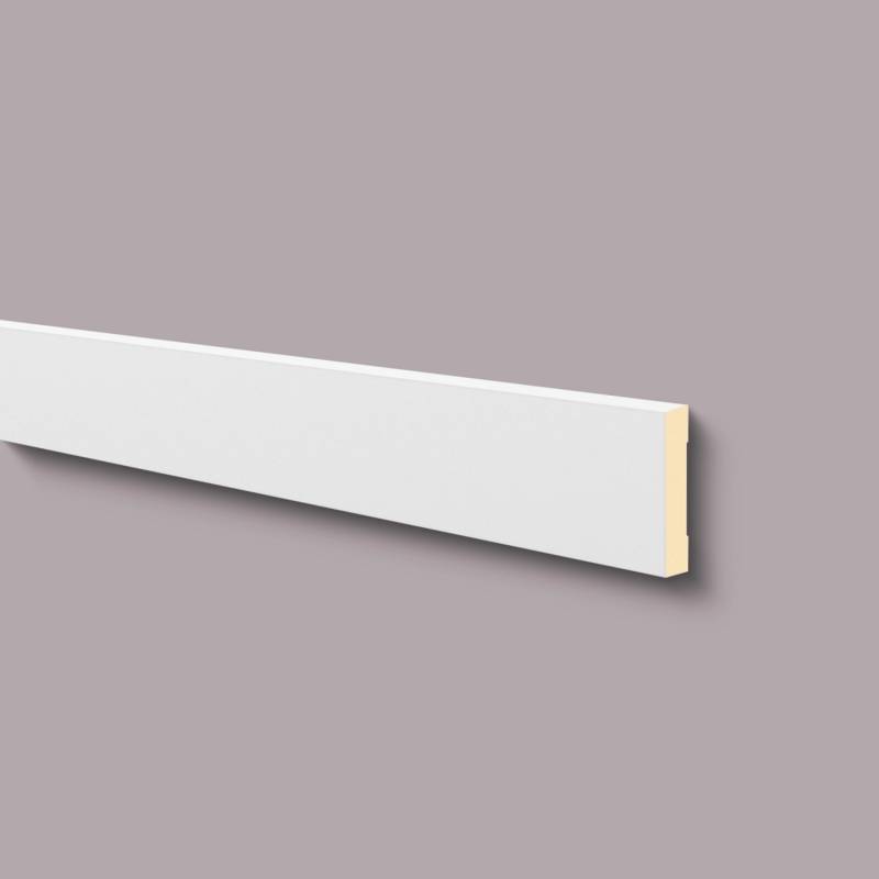NOEL & MARQUET NMC MA21 DOMOSTYL Fenstersohlbank Fensterumrandung Fassadenprofil 2 m 200 cm x 2,5 cm x 12 cm Weiß von NOEL & MARQUET