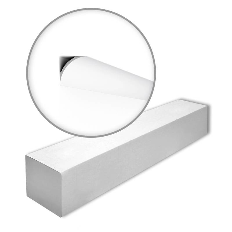 NOEL & MARQUET NMC NE4 PURE-Box NOMASTYL Eckleisten 1 Karton Set mit 55 Stuckleisten 110 m Weiß von NOEL & MARQUET