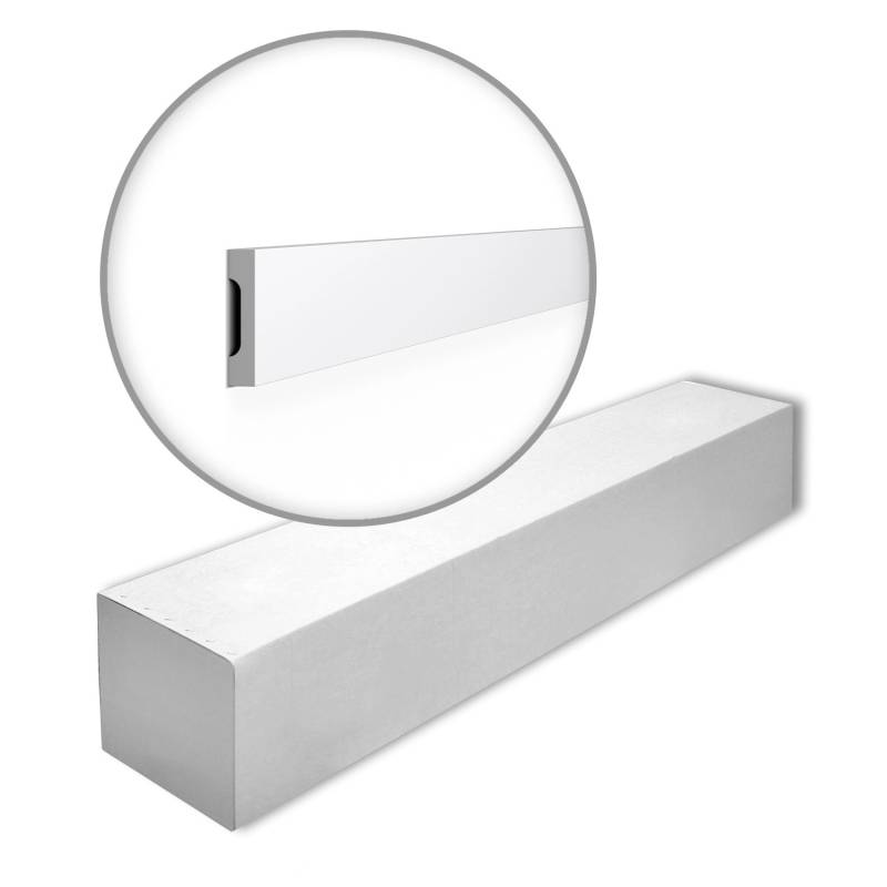 NOEL & MARQUET NMC WD2-Box WALLSTYL Wandleisten 1 Karton Set mit 21 Eckleisten 42 m Weiß von NOEL & MARQUET