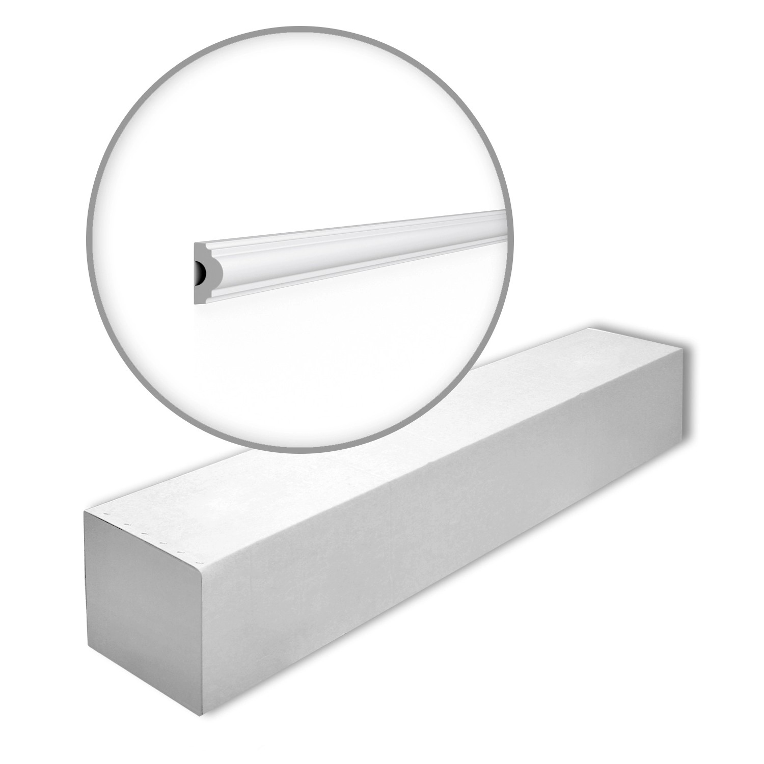 NOEL & MARQUET NMC WL7-Box WALLSTYL Wandleisten 1 Karton Set mit 50 Stuckleisten 100 m Weiß NOEL & MARQUET NMC WL7-Box WALLSTYL Wandleisten 1 Karton Set mit 50 Stuckleisten 100 m Weiß von NOEL & MARQUET