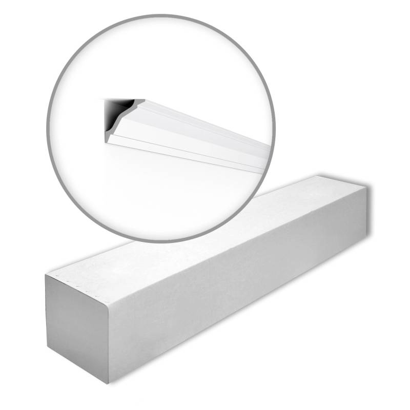 NOEL & MARQUET NMC WT26-Box WALLSTYL Eckleisten 1 Karton Set mit 17 Stuckleisten 34 m Weiß von NOEL & MARQUET