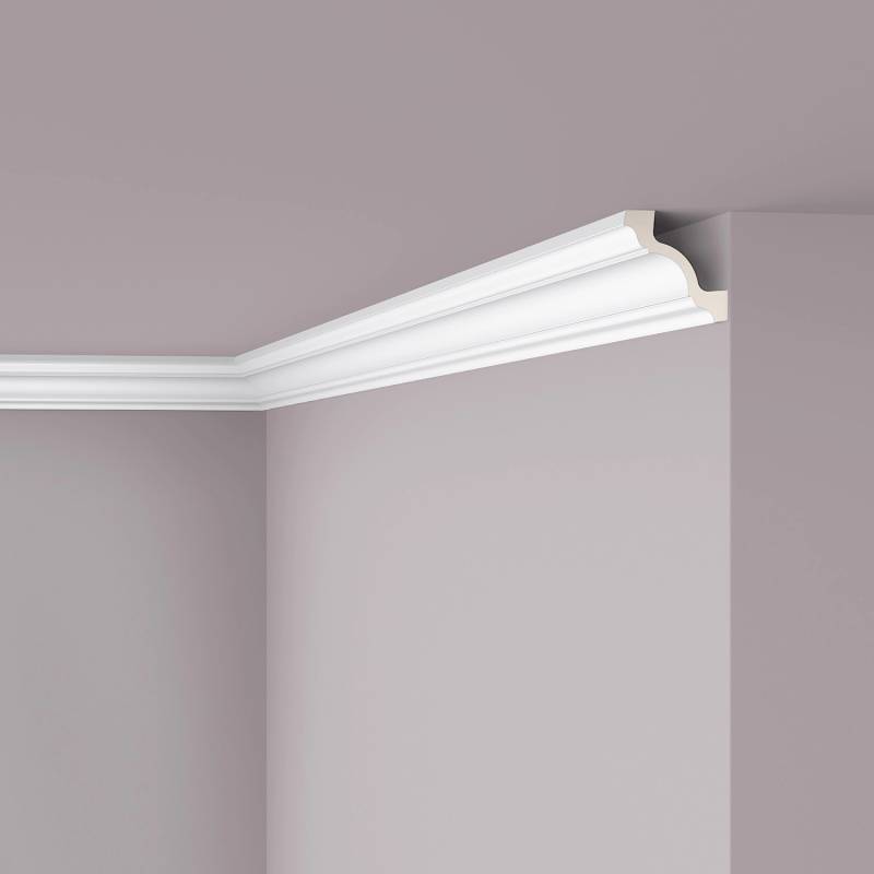 NOEL & MARQUET NMC Z19 ARSTYL Eckleiste Zierleiste Stuckleiste 2 m 200 cm x 7,9 cm x 7,9 cm Weiß von NOEL & MARQUET