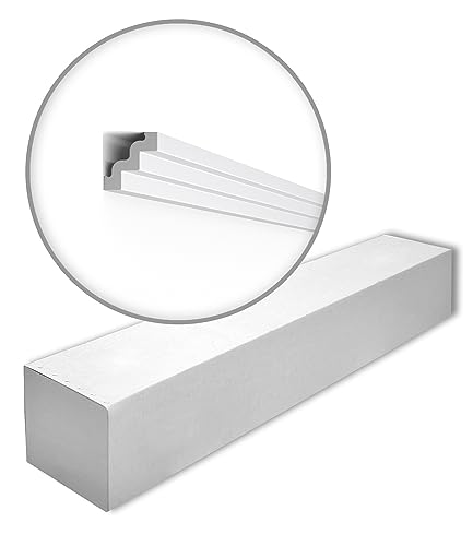 ST3 NOMASTYL Deckenleiste - 10 Stk. (20 m) - 75 x 75 x 2000 mm - NOËL & MARQUET - eine Marke von NMC - Extrudiertes Polystyrol von NOEL & MARQUET