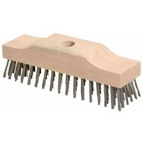 Nölle Profi Brush - Stahldrahtschrubber 22 cm aus Sattelholz mit Stielloch Nölle Profi Brush - Stahldrahtschrubber 22 cm aus Sattelholz mit Stielloch von NÖLLE PROFI BRUSH
