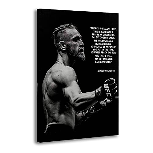 NOEMOHA Conor McGregor Kampfbox-Poster, dekoratives Gemälde, Leinwand-Wandposter und Kunstdruck, modernes Familienschlafzimmer-Dekor-Poster, 20 x 30 cm von NOEMOHA