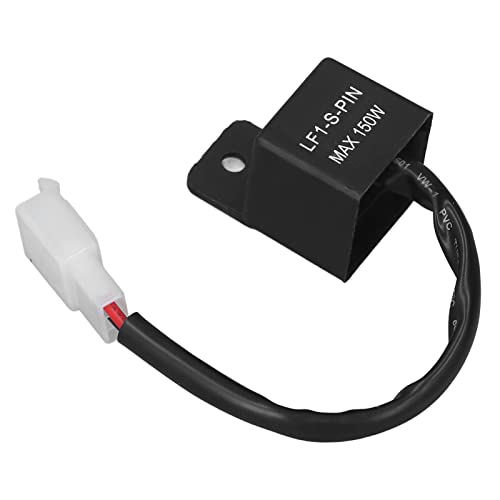 2-poliges LED-Blinkrelais mit Kabel, Motorrad-Blinkrelais, Modul, 150 W, 12 V DC 2-poliges LED-Blinkrelais mit Kabel, Motorrad-Blinkrelais, Modul, 150 W, 12 V DC von NOENNULL