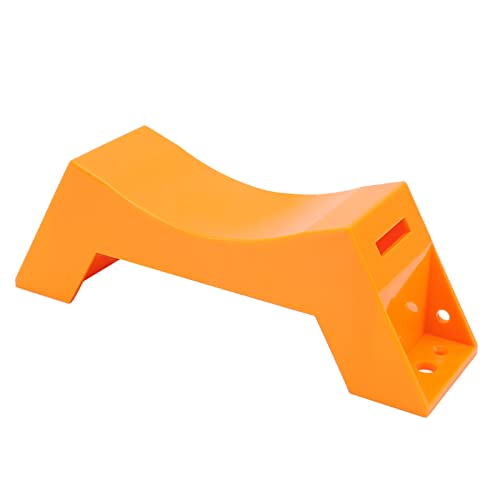 Gasflaschenhalter, Kunststoffflaschen-Wandmontage, Feste Halterung mit Dehnschraube, Sicherheitsgurt (Orange) von NOENNULL