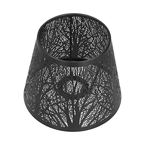 Kleiner Lampenschirm für Lampe, Metallschirm in Fassform Lampenschirm aus Schmiedeeisen Geschnitzter Forstbaum E27 Mini Lampenschirm für Tischlampe Deko Nachttischlampe Schlafzimmer Kleiner Lampenschirm für Lampe, Metallschirm in Fassform Lampenschirm aus Schmiedeeisen Geschnitzter Forstbaum E27 Mini Lampenschirm für Tischlampe Deko Nachttischlampe Schlafzimmer von NOENNULL