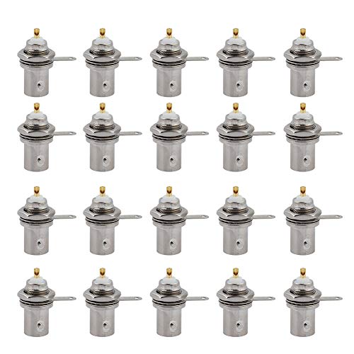 NOENNULL 20 PCS BNC -Steckverbinder mit Metall -Chassis -Panel -Montierung für Monitorgeräte, Einfach zu Bedienen NOENNULL 20 PCS BNC -Steckverbinder mit Metall -Chassis -Panel -Montierung für Monitorgeräte, Einfach zu Bedienen von NOENNULL
