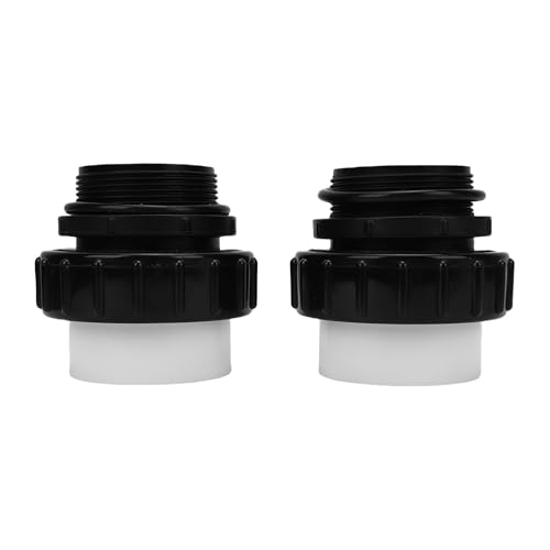 NOENNULL 2pcs Schwimmpumpenanschlüsse 2in MIPX2in PVC Poolpumpen Hochtemperaturgewerkschaften für Spa, 2 Zoll PVC -Rohrarmaturen, Kompatibel mit Pool -Spa -Pumpenverbindungen von NOENNULL