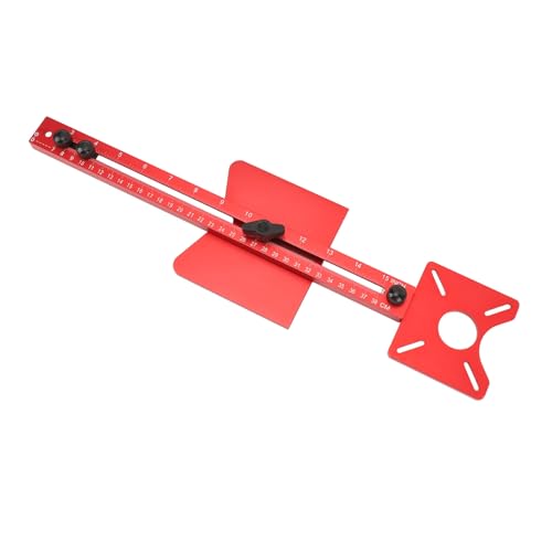 NOENNULL 4 -in -1 -Router -Jig -Kit - Präzisionskreis Schneiden, Trimmen, Rillenfräsen und Schlitzwerkzeug mit Backer -Klammer - Universal Woodworking von NOENNULL