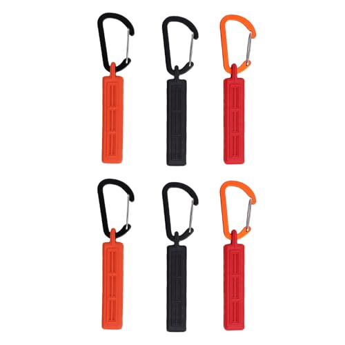 NOENNULL 6 -Pack 10 -Loch -Bohrer -Bithalter - 1/4 Zoll Schaftschraubendreher -Bit -Organizer mit Clip -Haken - Magnetischer Lagerregal für Workshop, Toolbox und Garage von NOENNULL