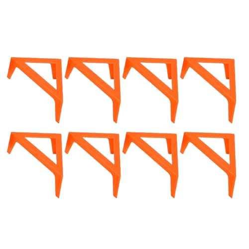 NOENNULL 8 Stück Leinwand Halter für Fließende Kunst, Mini-Gemälde-Füße-Riser Zum Gießen von Acrylmalerei, 3D-Canvas-Ständer Zum Schutz des Tisches vor Farbe, Künstler-Zeichenmaterial (Orange) von NOENNULL