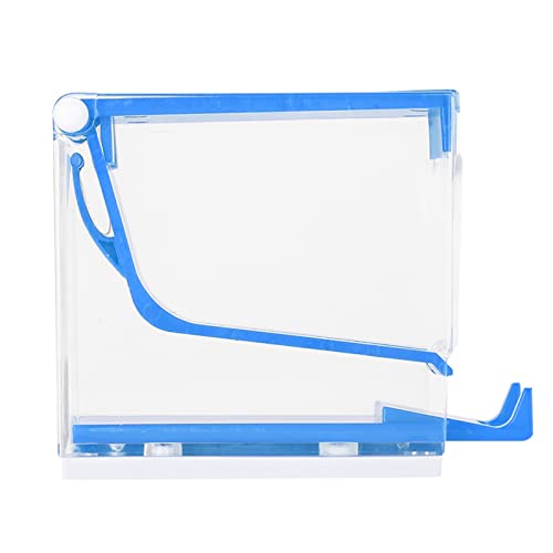 NOENNULL Baumwoll Rollen Spender 4 Farbfach Organizer mit Pressetyp-Halter, für Klinik, Büro, Assistent, Hygienist und Studenten (Blau) von NOENNULL