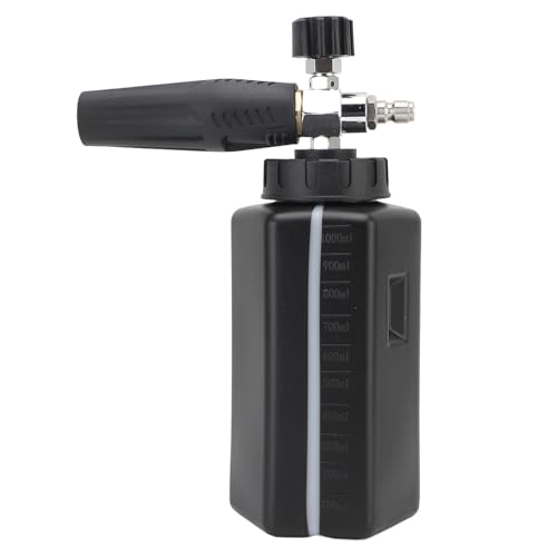 NOENNULL Druckunterlegschaumschaumkanone, 1000 Ml Edelstahl -Stahl -ABS -Autowaschentücher, Tragbares Handheld -Design, Zeiteinsparung, Vielseitige Anwendung, Leichtgewicht NOENNULL Druckunterlegschaumschaumkanone, 1000 Ml Edelstahl -Stahl -ABS -Autowaschentücher, Tragbares Handheld -Design, Zeiteinsparung, Vielseitige Anwendung, Leichtgewicht von NOENNULL