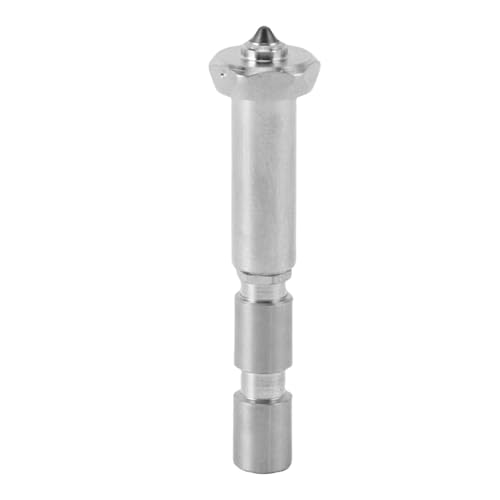 NOENNULL Härterstahl Hoher Durchflussdüse für 3 Max, 0,4 Mm Schnellpegel -integrierter Halsrohr, Hochgeschwindigkeitsdruck -Upgrade -Ersatzdüse Hotend -Düse von NOENNULL