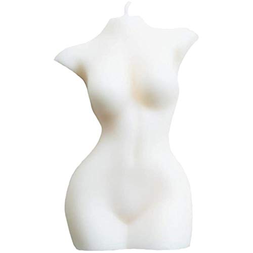 NOENNULL Kerze Frauen Körper Weiblicher Torso Sojawachs Duftkerze Entspannung Frauen Kerze Körper (Milchig), NOENNULLwsg8vy2fu4-10118349 von NOENNULL