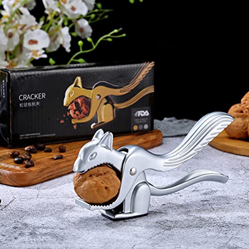 NOENNULL Langlebiger Eichhörnchen -Walnuss, Innovatives Design mit Zinklegierung Walnussmaterial, Effizientes Nusscacking für Tisch NOENNULL Langlebiger Eichhörnchen -Walnuss, Innovatives Design mit Zinklegierung Walnussmaterial, Effizientes Nusscacking für Tisch von NOENNULL