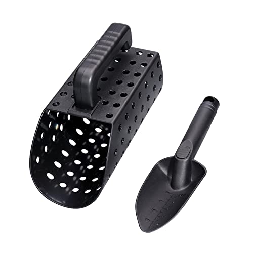 NOENNULL Mittelgroße Metalldetektierende Schaufel und Kellenset mit Ergonomischem Griff, Tragbarer ABS -Konstruktion für Strand, Garten, Schatzaufkommen NOENNULL Mittelgroße Metalldetektierende Schaufel und Kellenset mit Ergonomischem Griff, Tragbarer ABS -Konstruktion für Strand, Garten, Schatzaufkommen von NOENNULL