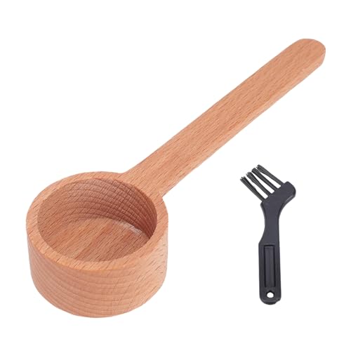 NOENNULL Runder Holzlöffel, 2-in-1-Kaffeeschaufel und Rührende Löffel, Mehrzweck-Holzküchenutensilien Zum Kochen, Backen, Mischen, Servieren NOENNULL Runder Holzlöffel, 2-in-1-Kaffeeschaufel und Rührende Löffel, Mehrzweck-Holzküchenutensilien Zum Kochen, Backen, Mischen, Servieren von NOENNULL