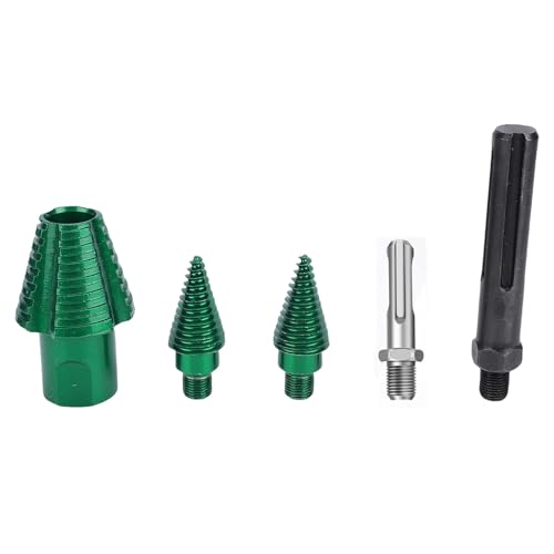 NOENNULL Splitterbohrer Bit Set, Holzblock Splitter Bohrer Bitflocken Feuer Holzschneider Hochleistungsstahl Holz Splitter Bohrer Bits Effizientes Hacken für Elektrobohrcampinghaus NOENNULL Splitterbohrer Bit Set, Holzblock Splitter Bohrer Bitflocken Feuer Holzschneider Hochleistungsstahl Holz Splitter Bohrer Bits Effizientes Hacken für Elektrobohrcampinghaus von NOENNULL