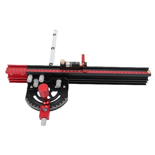 NOENNULL Tabelle Saw MITRE GUIDE, 13 Positiver Winkelstopps Tischsägewinkel -Drucklineer Erweiterbares Zaun Router Tabelle Gehrungsführung Einstellbarer Blockbandsäge des Blocks Säge des von NOENNULL