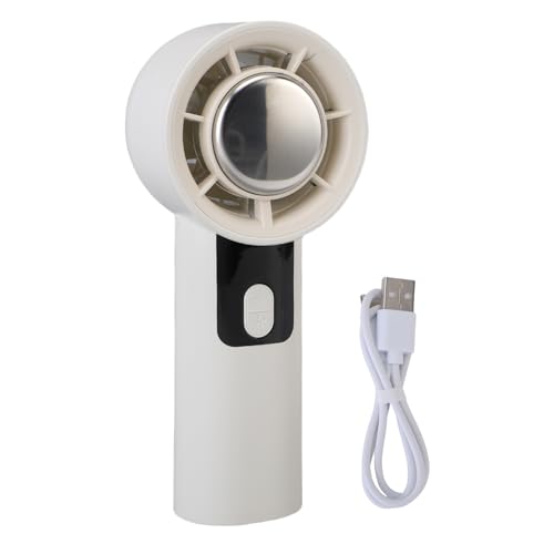 NOENNULL Tragbarer Handventilator, Hochgeschwindigkeits-Ventilator, wiederaufladbar, USB-C-Ladeventilator, Mini-Lüfter, leise, Desktop-Halbleiter-Kühlkompresse von NOENNULL