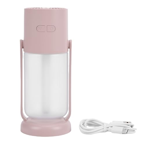 NOENNULL Tragbarer Kleiner Luftbefeuchter, USB Personal Desktop -Luftbefeuchter für Auto -Schlafzimmer -Reisebüro, 2 Nebelmodi Ruhig, (260 ml) (Rosa) von NOENNULL