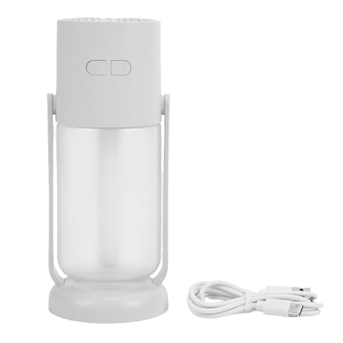 NOENNULL Tragbarer Kleiner Luftbefeuchter, USB Personal Desktop -Luftbefeuchter für Auto -Schlafzimmer -Reisebüro, 2 Nebelmodi Ruhig, (260 ml) (Weiß) von NOENNULL