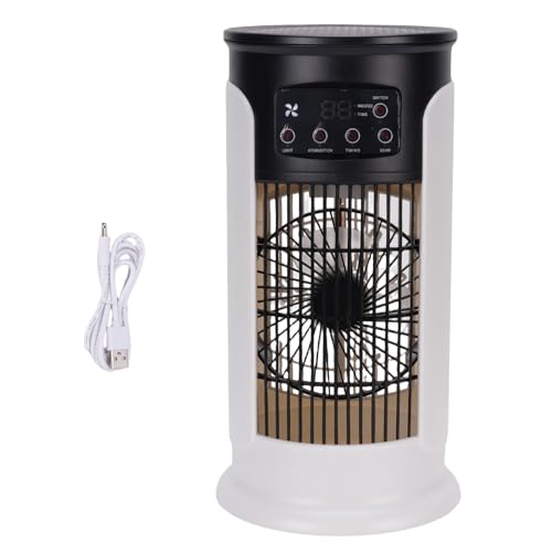 NOENNULL Tragbarer Klimaanlagenlüfter 300 Ml Wassertankkühler Lüfter Tragbares USB Ruhig 3 in 1 Verdunstungsluftkühler mit Timing für Desk Home Office NOENNULL Tragbarer Klimaanlagenlüfter 300 Ml Wassertankkühler Lüfter Tragbares USB Ruhig 3 in 1 Verdunstungsluftkühler mit Timing für Desk Home Office von NOENNULL