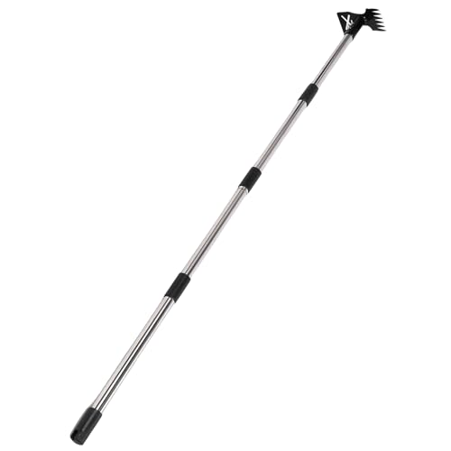NOENNULL Unkraut -Puller -Werkzeug für Garten Unkrautentferner Werkzeug Langer Griff Abnehmbar 2 in 1 Hand Unkraut Rake Action Hoe für Garten Terrasse Farm von NOENNULL